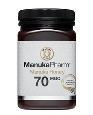 Manuka Honey 70 MGO ManukaPharm New Zealand 500g for Health and Wellness