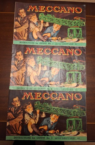 Vintage meccano instructions - vintage,