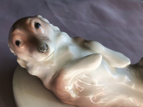 Vintage figure dog - figure, on