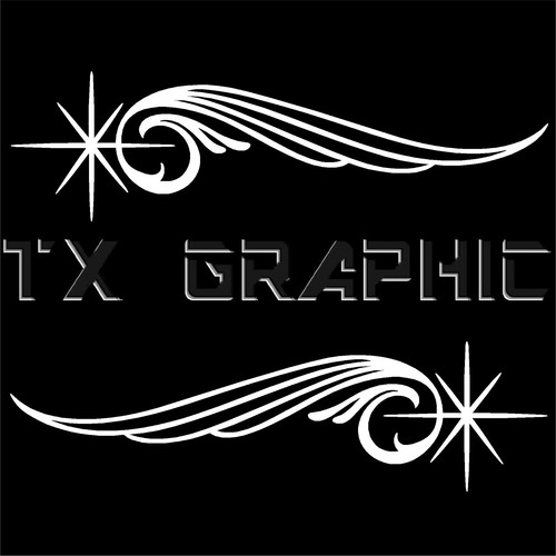 Pinstripe vinyl decal - vinyl,