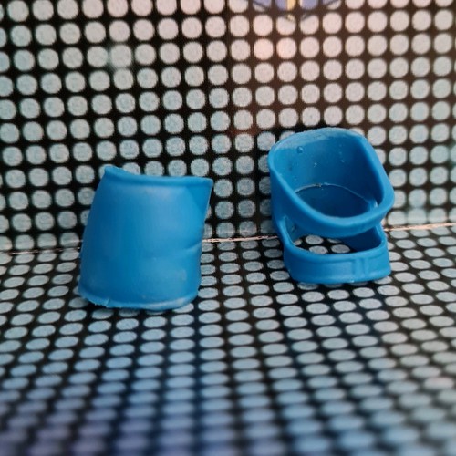 Blue open back mattel knee - blue,