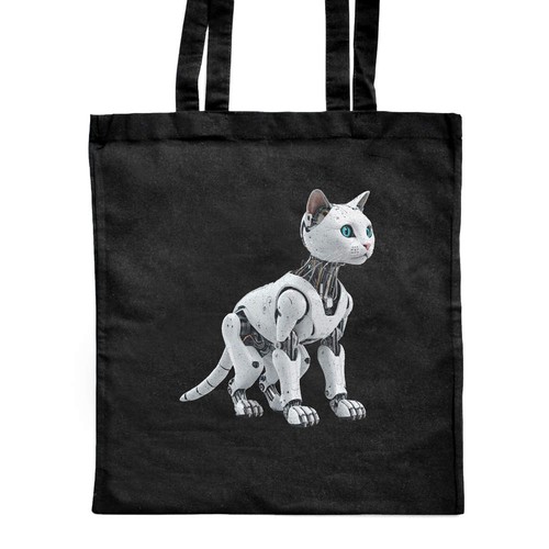 Robot cat classic black - cat', tote