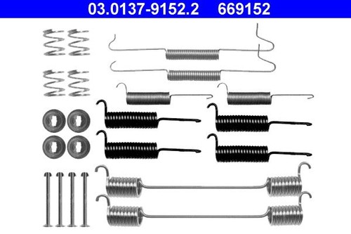 Brake shoes accessory kit - brake,