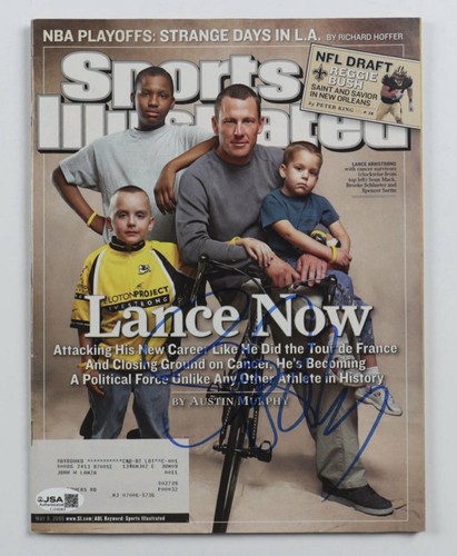 Lance armstrong signed - signed, 2006