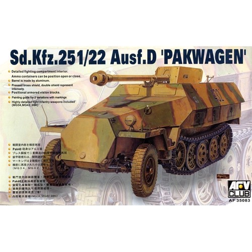 Afv club sdkfz - sdkfz, 251/22