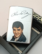 Vintage Elvis Presley Signature / Autograph Zippo Lighter, Superb Graphic, 1991