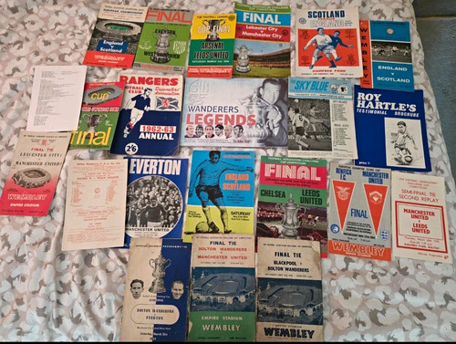 Football programme annuals - football,