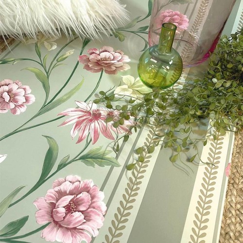 Raya sage green - green, pink