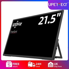UPERFECT 21.5” 120HZ Portable Monitor w/Kickstand & VESA, FreeSync IPS HDR Large