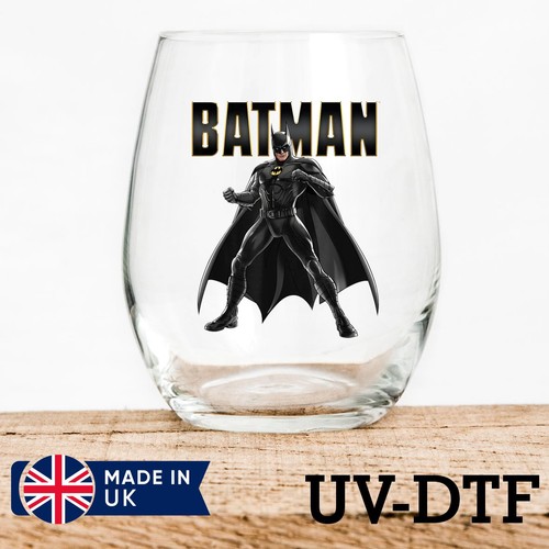 Batman 8pcs dtf stickers - batman,