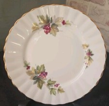 Vintage Set Of 6 X Salisbury Bone China Side Starter Plates 16.5cm
