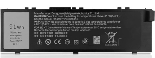 91wh mfkvp battery for dell - 91wh,