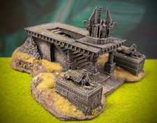  LOTR. The Amon Hen. Diorama. Ruins. Scenery. Terrain. Painted