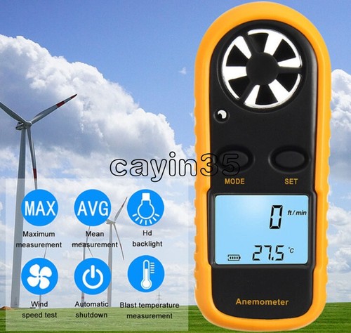 Digital mini lcd wind - lcd, speed