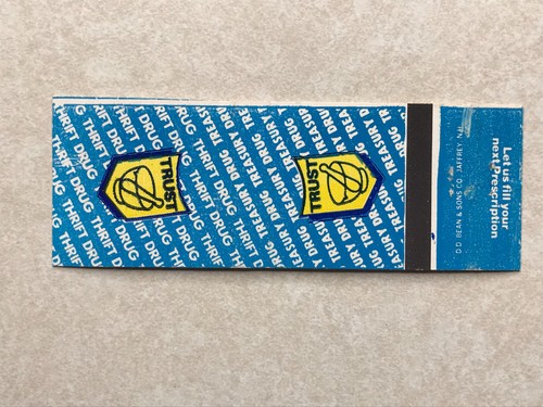 Bg308 matchbook postcard - matchbook,