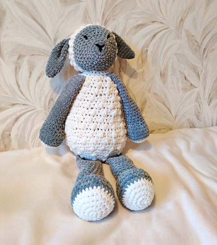 Handmade crochet lamb - lamb, toy