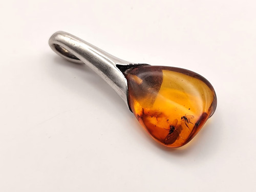 Cognac amber with insect - amber,