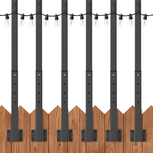 Pack string light - light, poles