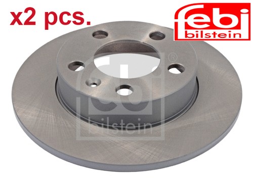 Pcs rear brake disc - x2,
