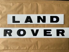 Land Rover Discovery 3 4 Defender Front Matt Black Bonnet Lettering LR027401