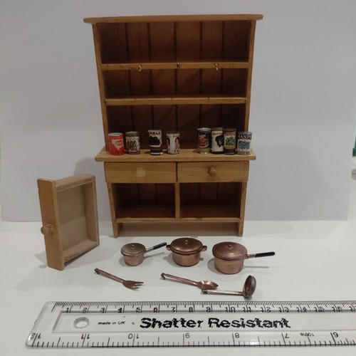 Dolls house kitchen dresser - dolls,