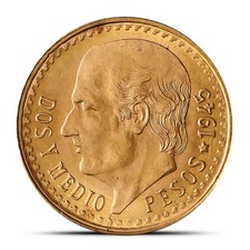 2.50 Peso Mexican Gold Coin