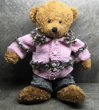Hand Knitted Teddy Bear