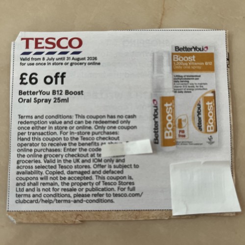 Tesco money off voucher - voucher, /