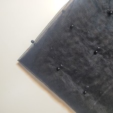 Studded pearl mesh net - mesh,