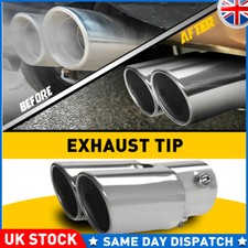 Car Tailpipe Twin Exhaust Tip