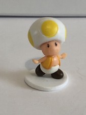 Yellow Toad Super Mario Mini Figure 1" Nintendo Cake Topper