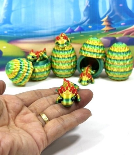 4pcs printed mini axolotl - printed,