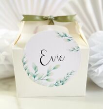 Personalised Childrens Wedding Favour Box Party Bag Kids Activity Pack Foliage