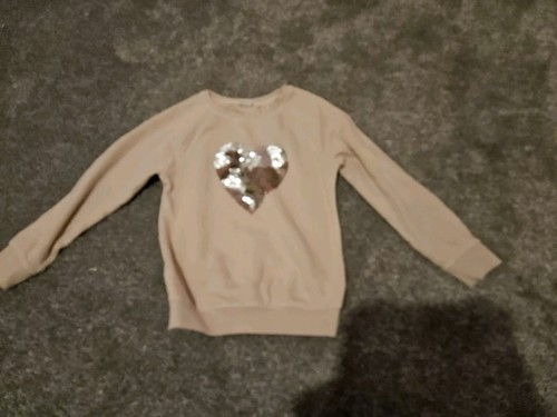 Next girls pink reverse sequin - girls,