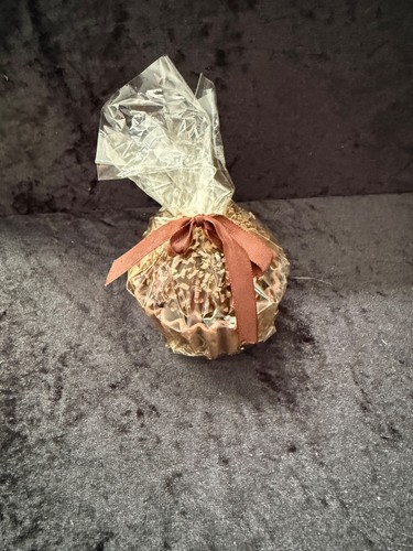 Cupcake shaped wax candle - cupcake-shaped,