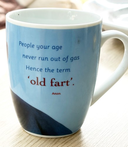 Old fart novelty comedy - novelty, tea