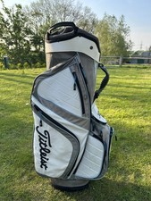 Titleist Cart Bag / 14-Way Divider / White, Blue