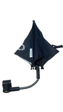BUGABOO Parasol Black Umbrella UPF 50+ With Clamp Clip #1 Cameleon Frog Gecko