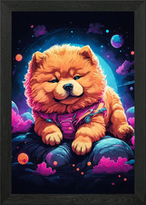 Chow Chow Puppies Framed Wall