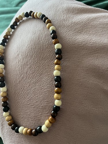 Wooden bead unisex chunky - bead,