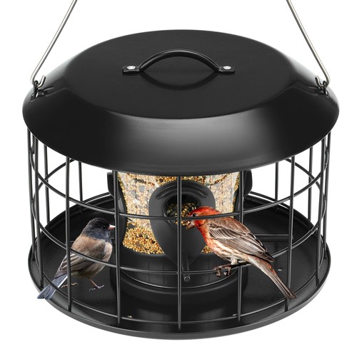 Bird feeder mesh cage squirrel - feeder,