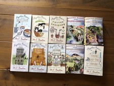 10 X Agatha Raisin Books - M.C. Beaton Paperbacks Job Lot