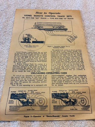 How operate lionel remote - lionel,
