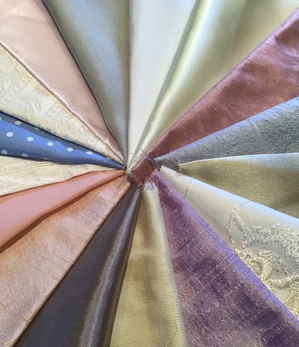 100 silk dupion fabric - silk,