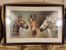 Framed horse racing prints We