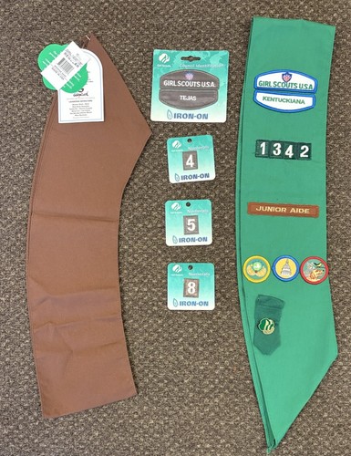 Vtg girl scouts regular green - girl,