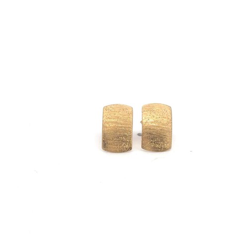 18k saudi gold earrings - 18k,