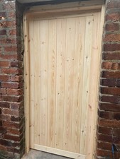 Wooden Garden Gate Door Framed