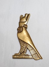 Vintage egyptian falcon brooch - egyptian,