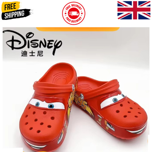 New lightning mcqueen crocs - new,